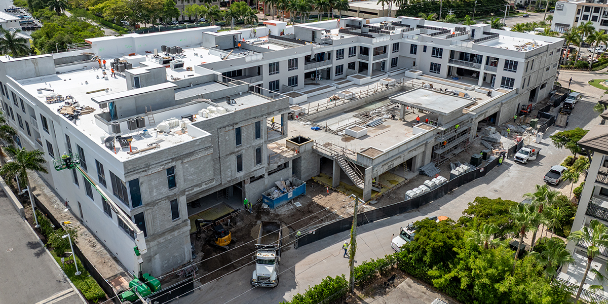 Encore Naples Square Construction Progress 1